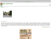 Tablet Screenshot of obec-jetrichovice.cz